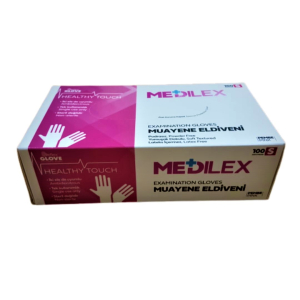 Pembe Medilex Eldiven